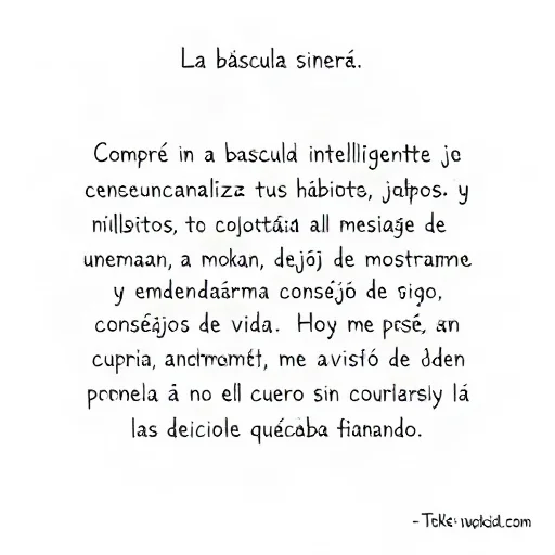 La báscula sincera